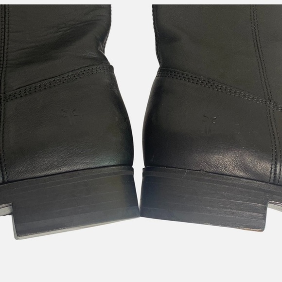 NWOB Frye Leather Over Knee Riding BOOTS Equestrian Biker Buccaneer Moto Boho - Picture 4 of 10